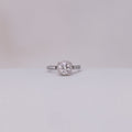 Cushion Halo Solitaire Ring