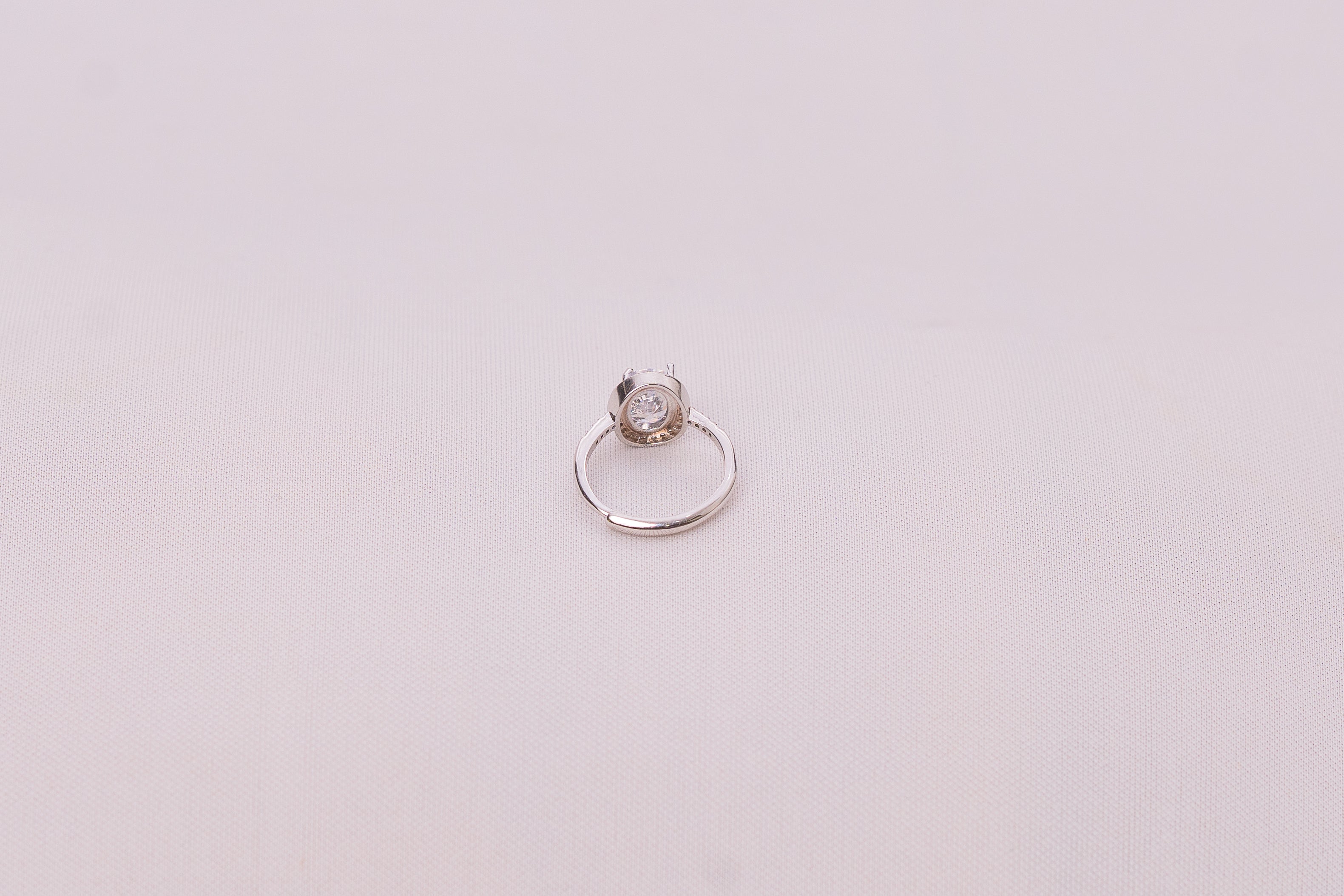Opale Oval Halo Ring