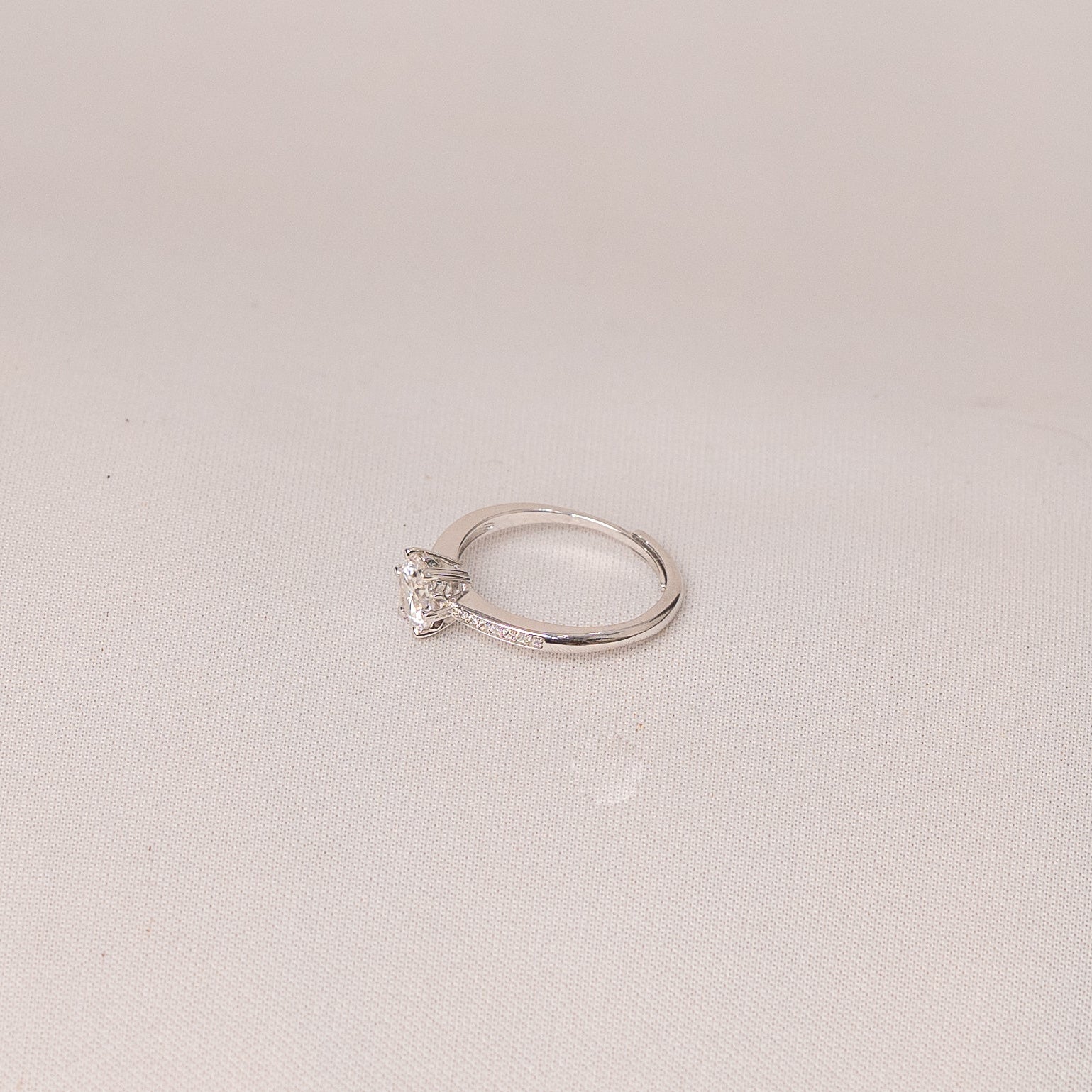 Crown Solitaire Ring