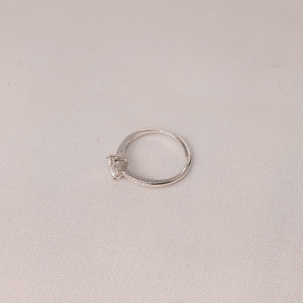 Crown Solitaire Ring