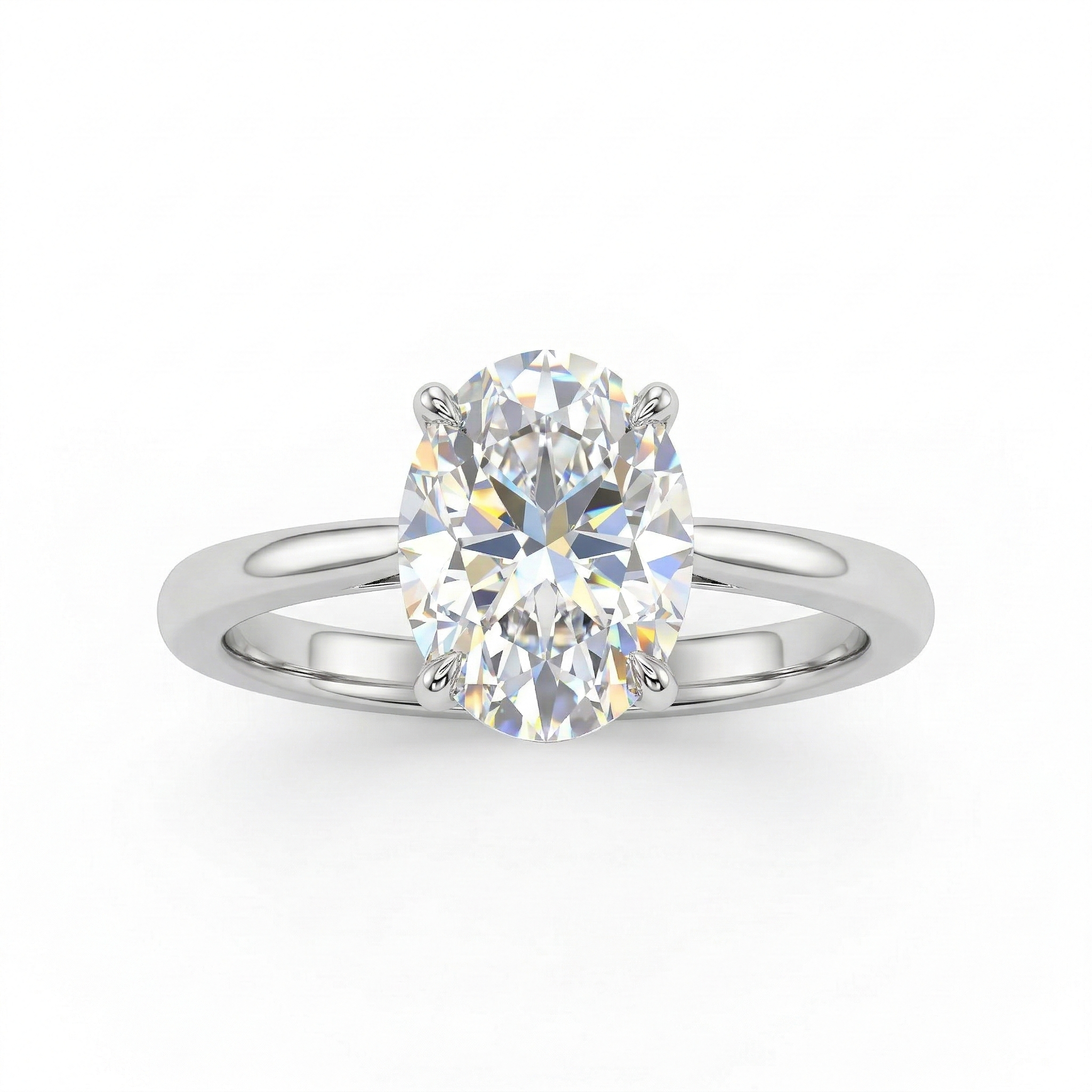 Grand Oval Pure Solitaire Ring
