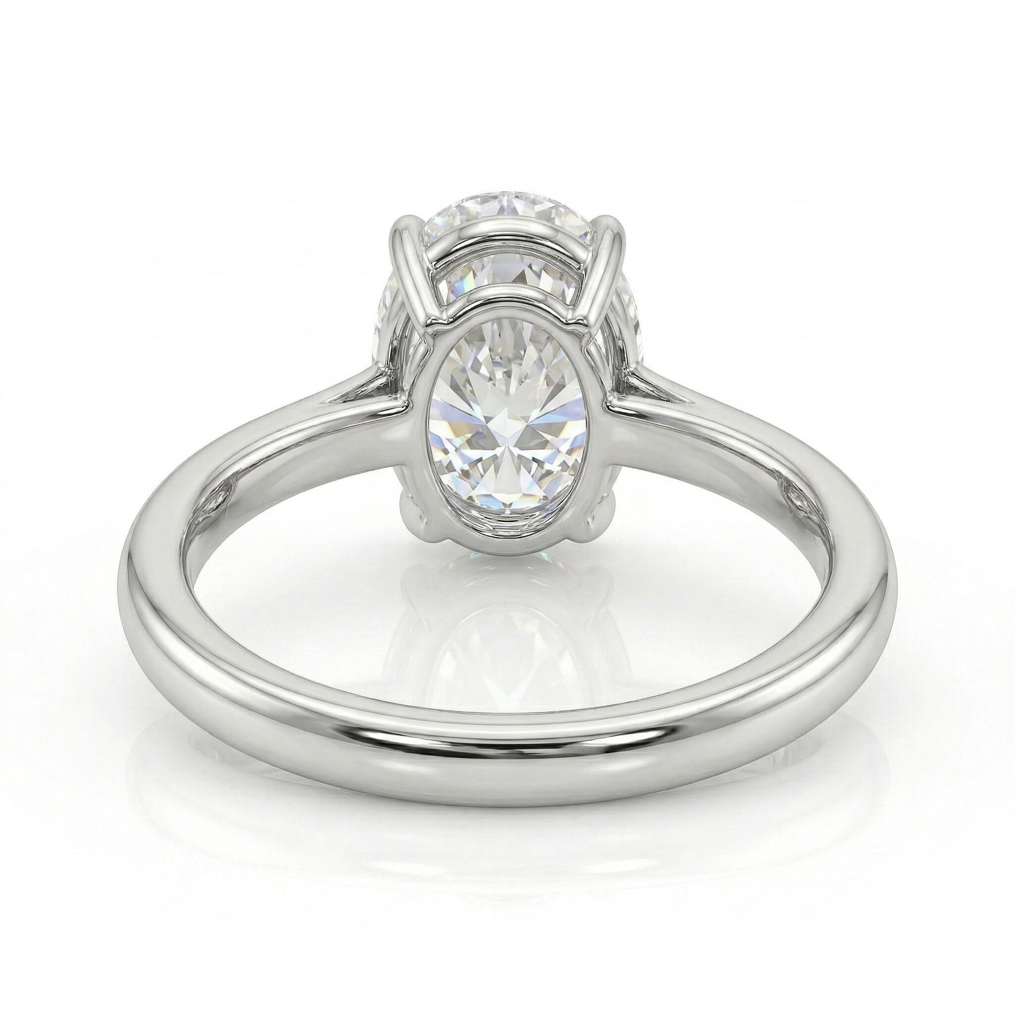 Grand Oval Pure Solitaire Ring