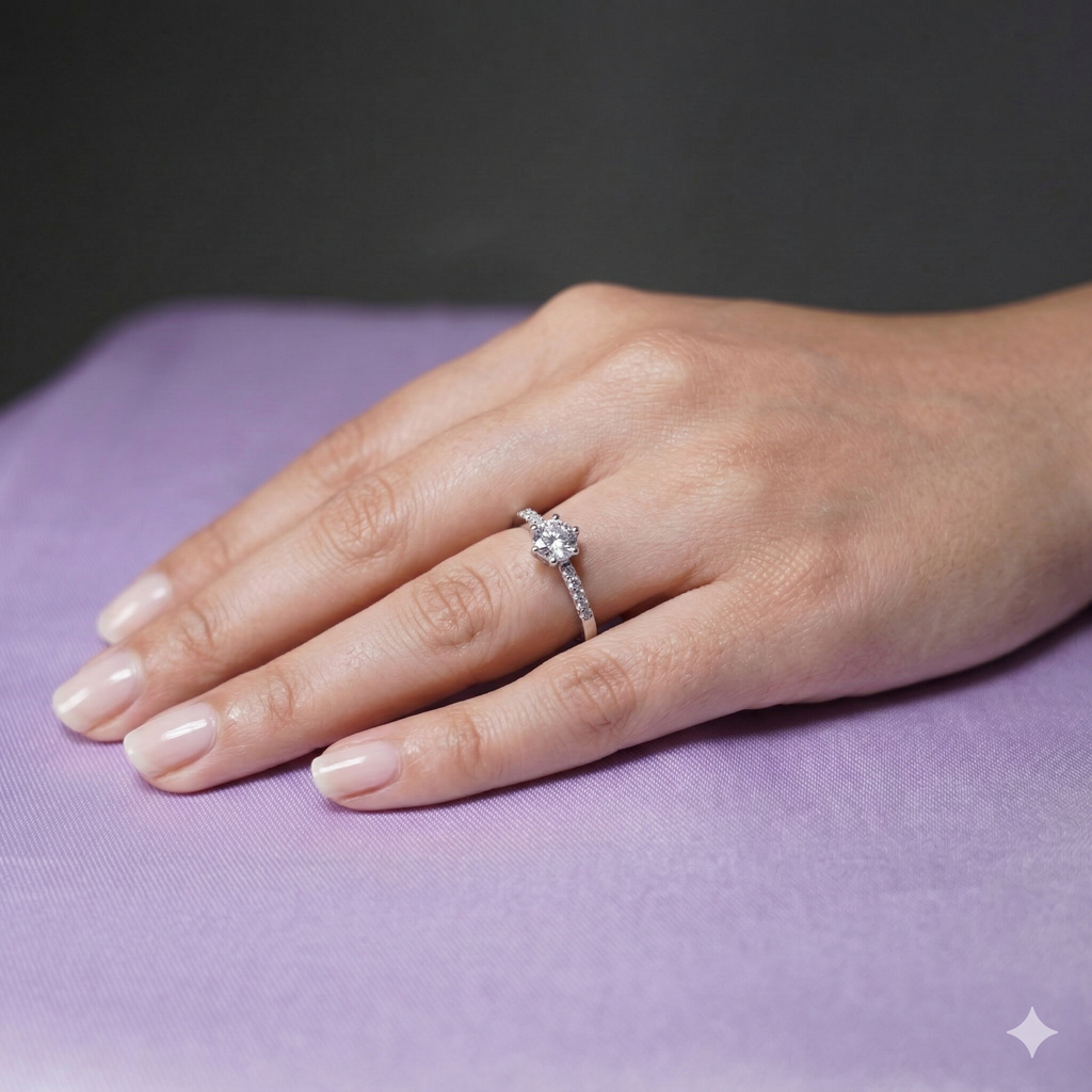 Eternal Round Solitaire Ring