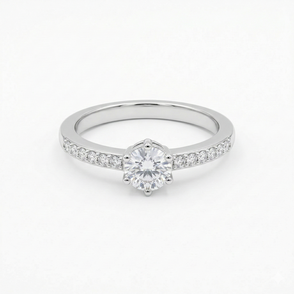 Eternal Round Solitaire Ring