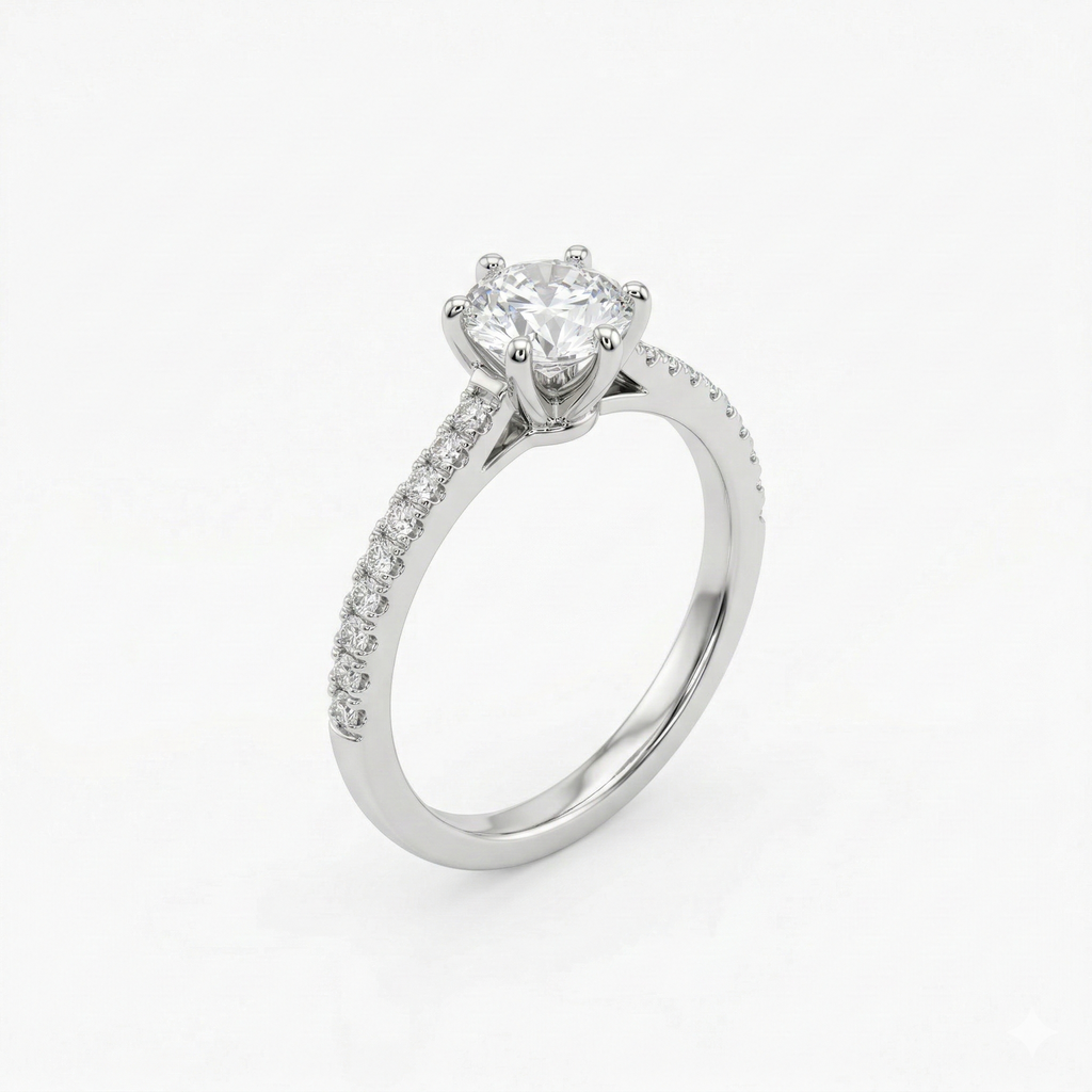 Eternal Round Solitaire Ring
