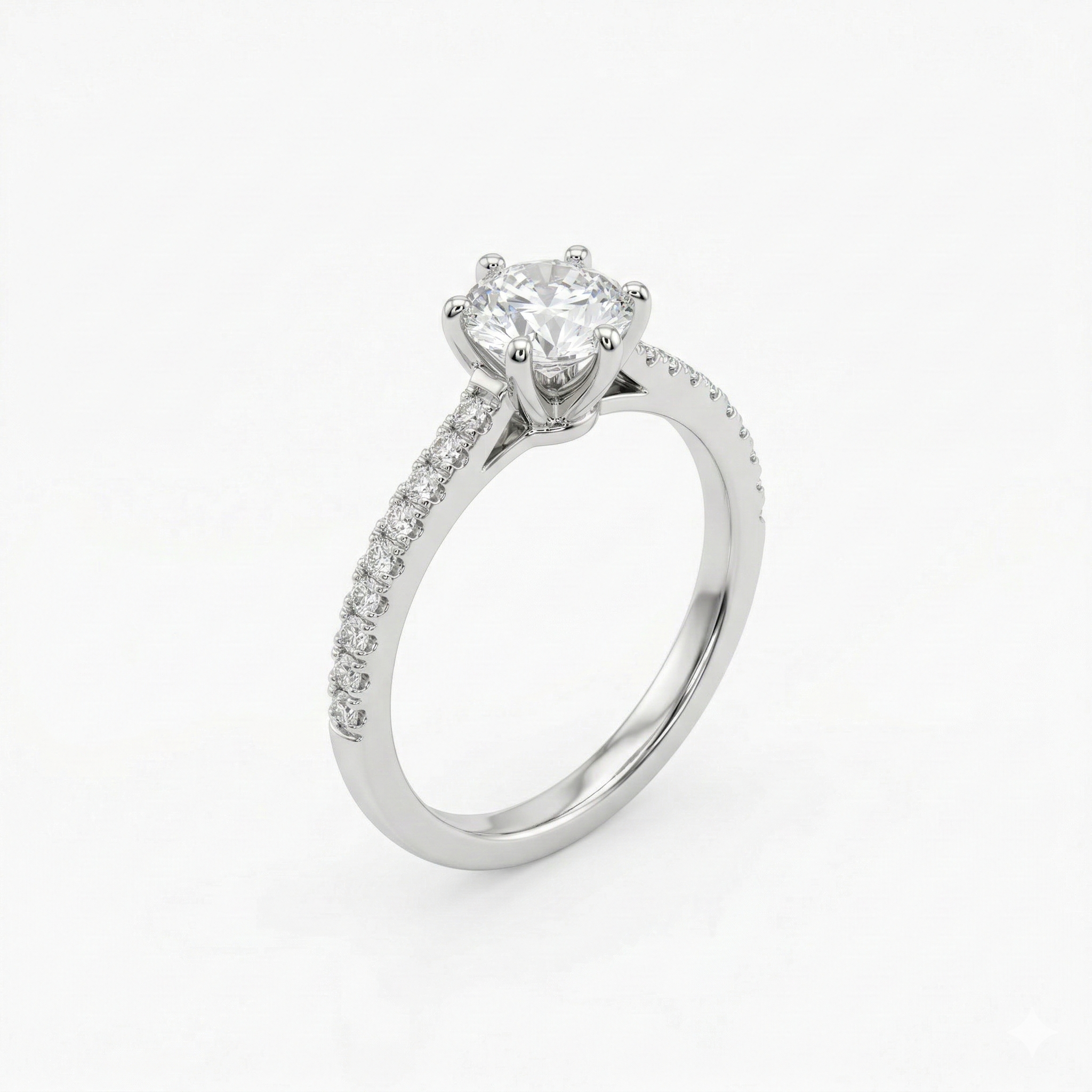 Eternal Round Solitaire Ring