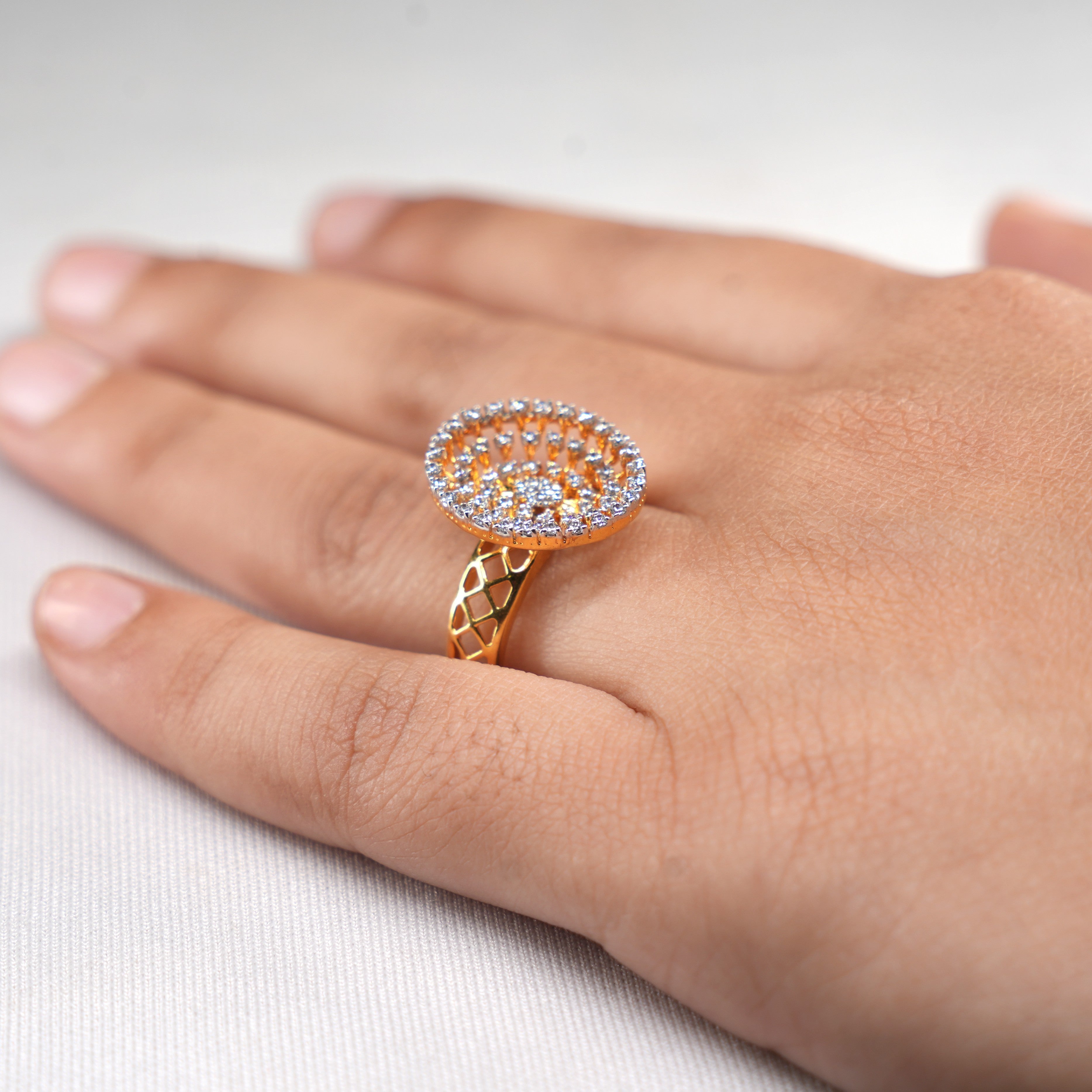 Soleil Mandala Ring