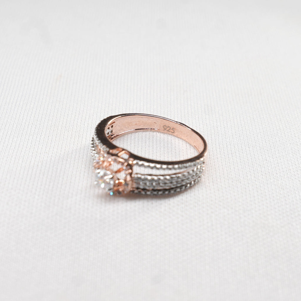 Halo Solitaire Ring