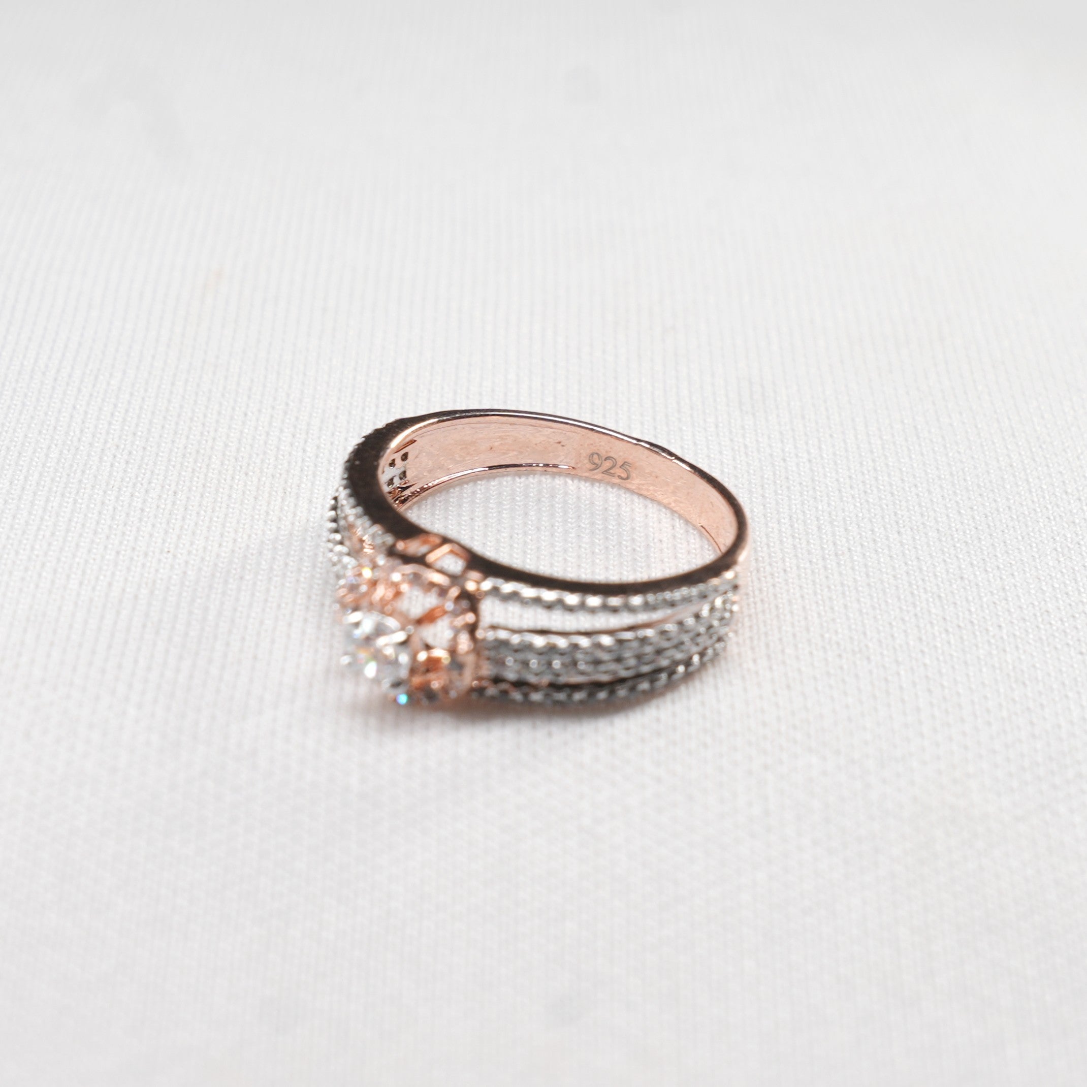 Halo Solitaire Ring