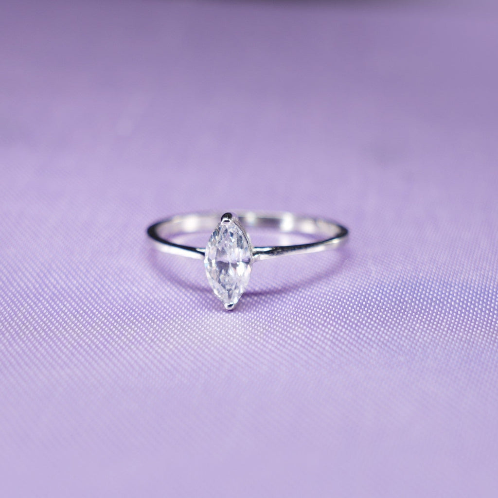 Marquise Pure Solitaire Ring