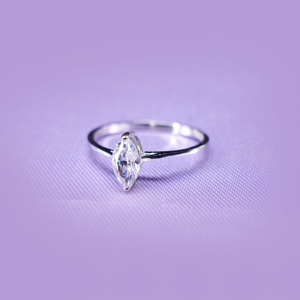 Marquise Pure Solitaire Ring