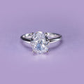 Grand Oval Pure Solitaire Ring