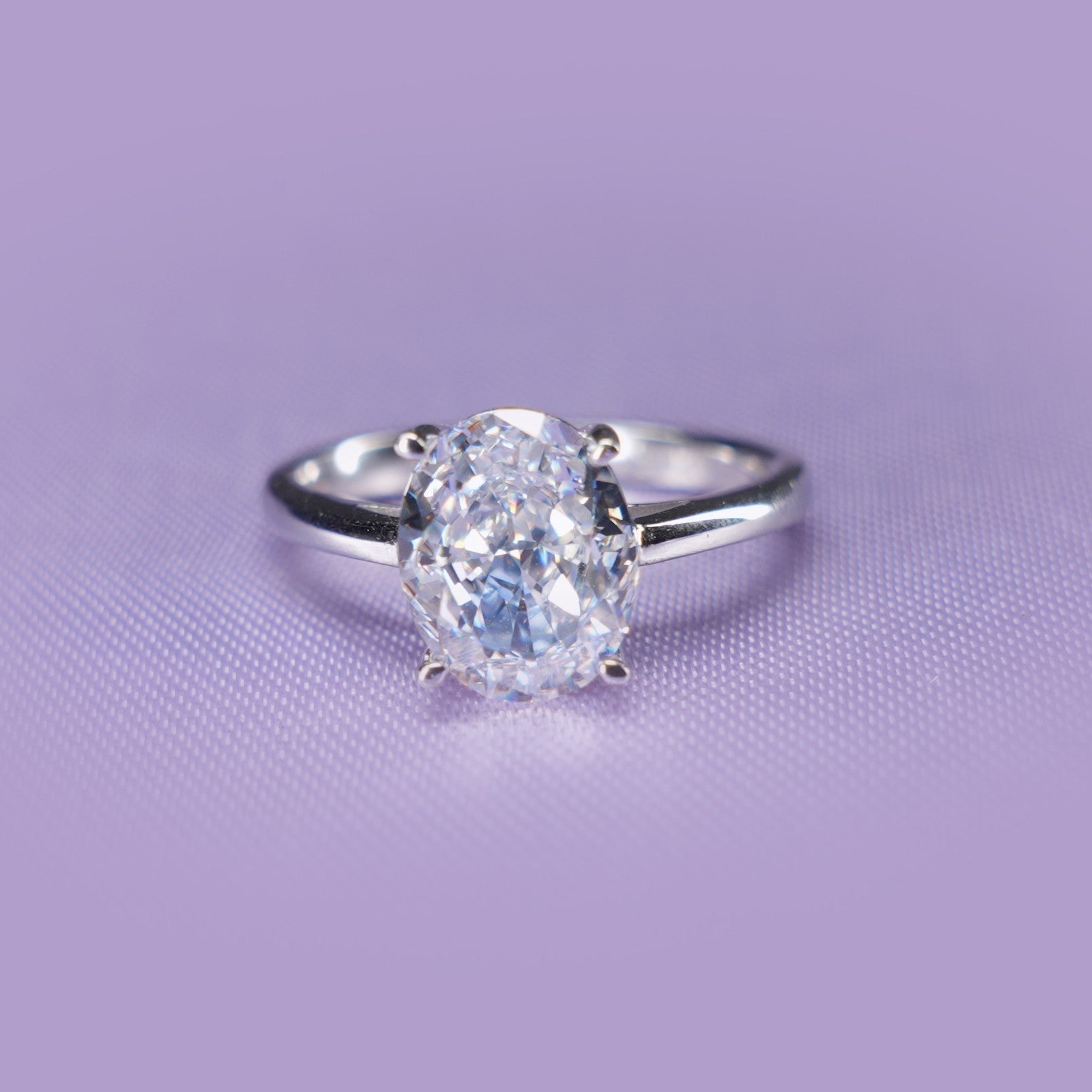 Grand Oval Pure Solitaire Ring