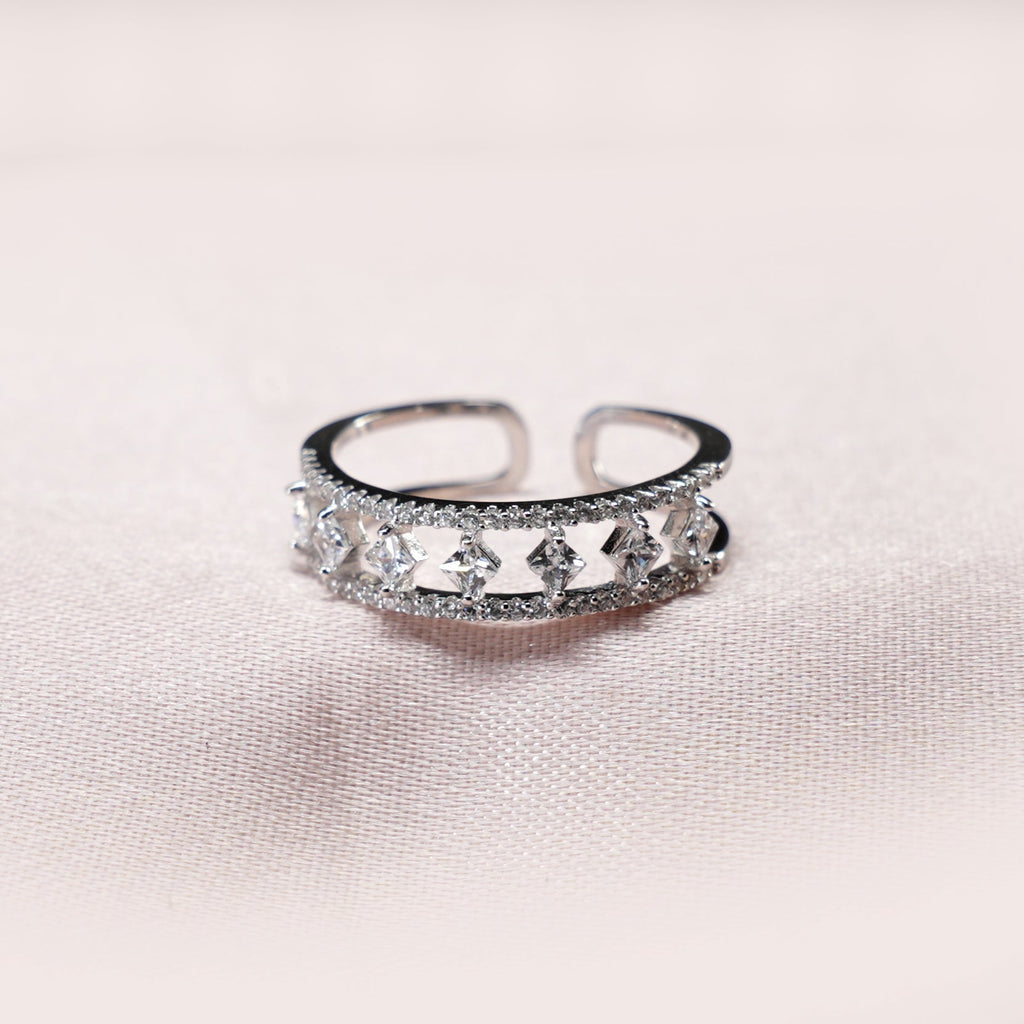 Princess Eternity Open Band Ring