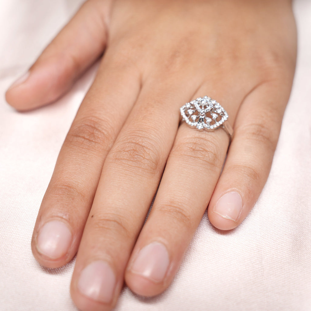 Trendy Minimal Silver Ring