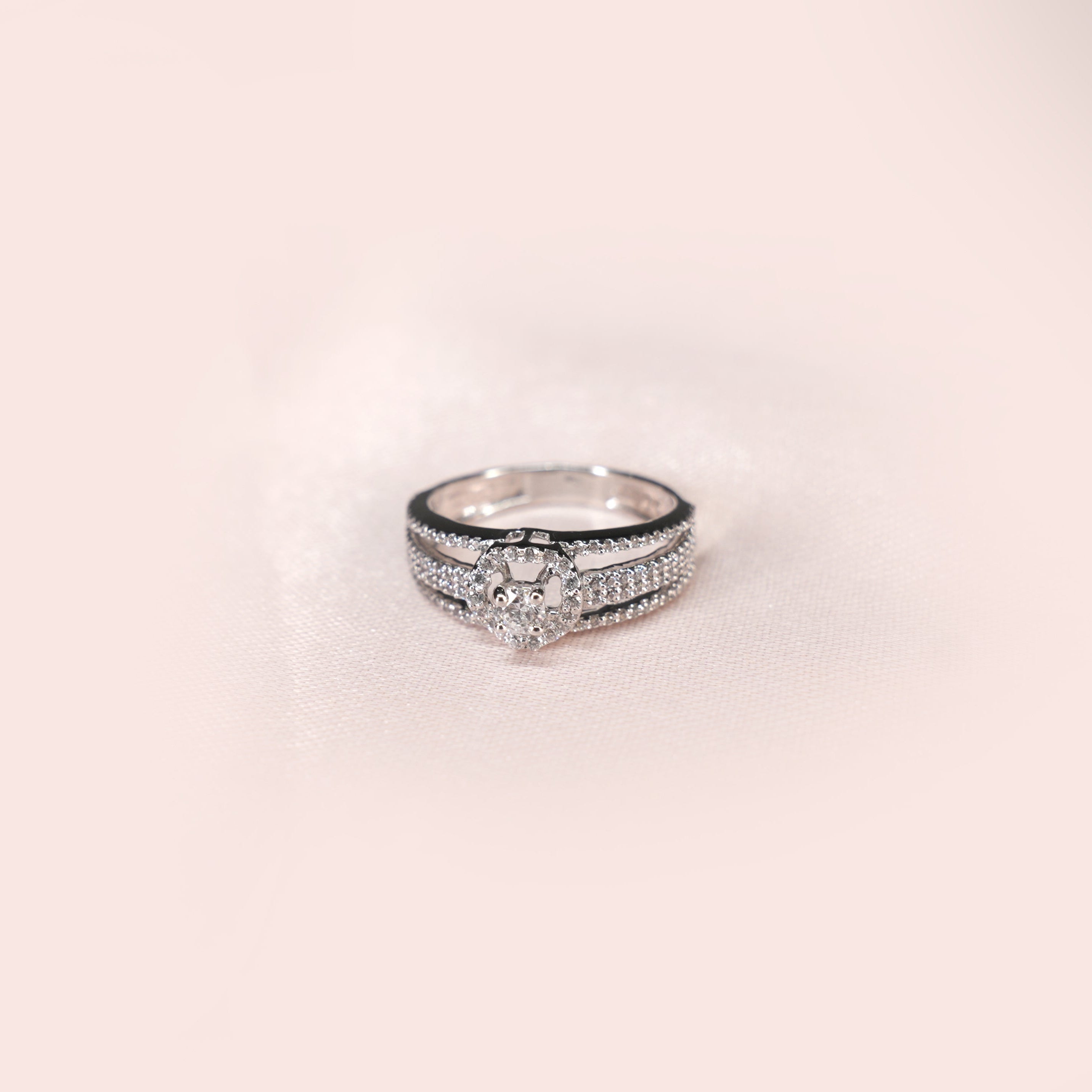 Diamond Look Ring