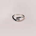 Bypass Tension Solitaire Ring