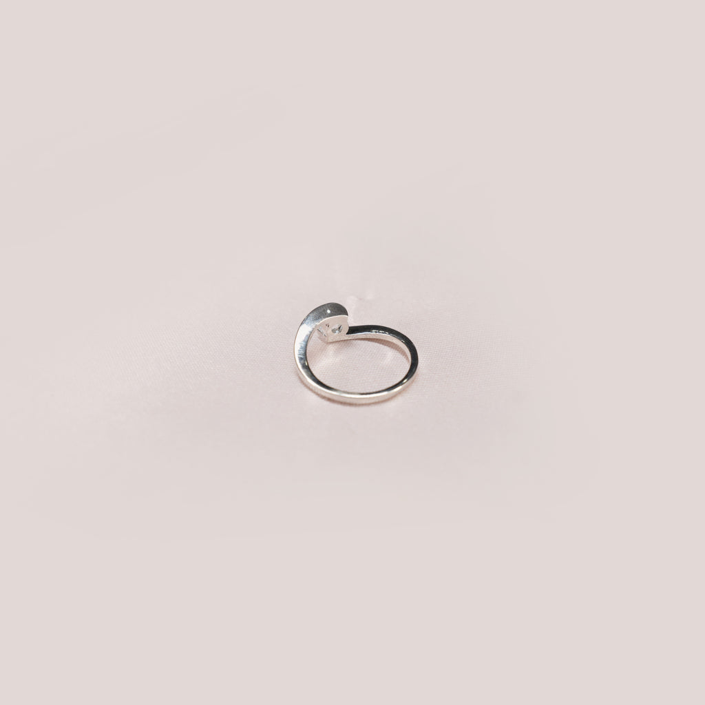 Bypass Tension Solitaire Ring