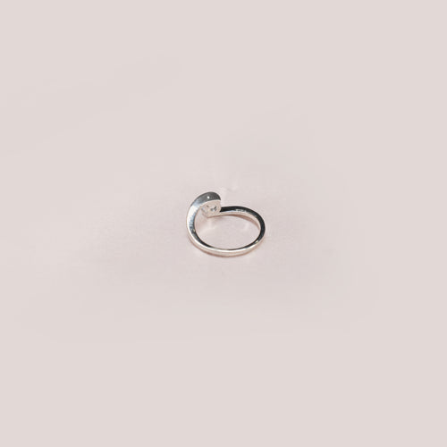 Bypass Tension Solitaire Ring