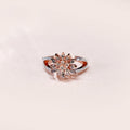 Rose Gold Bloom Starburst Ring