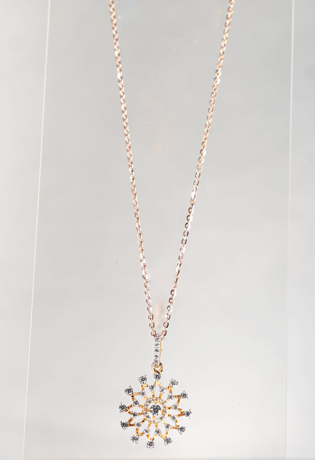 Soleil Gold Sunburst Pendant Necklace