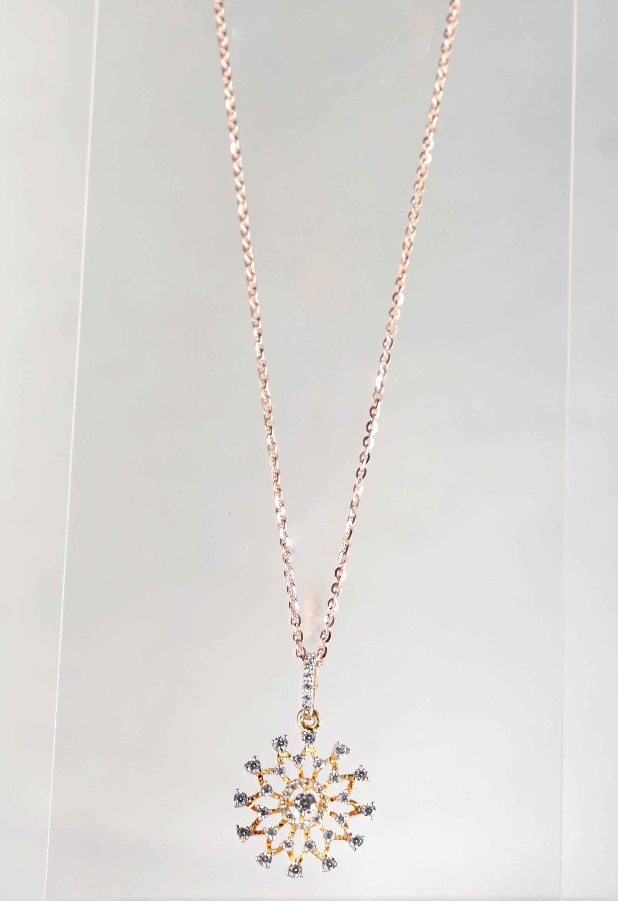 Soleil Gold Sunburst Pendant Necklace
