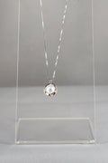 Nacre Pearl Swirl Pendant Necklace