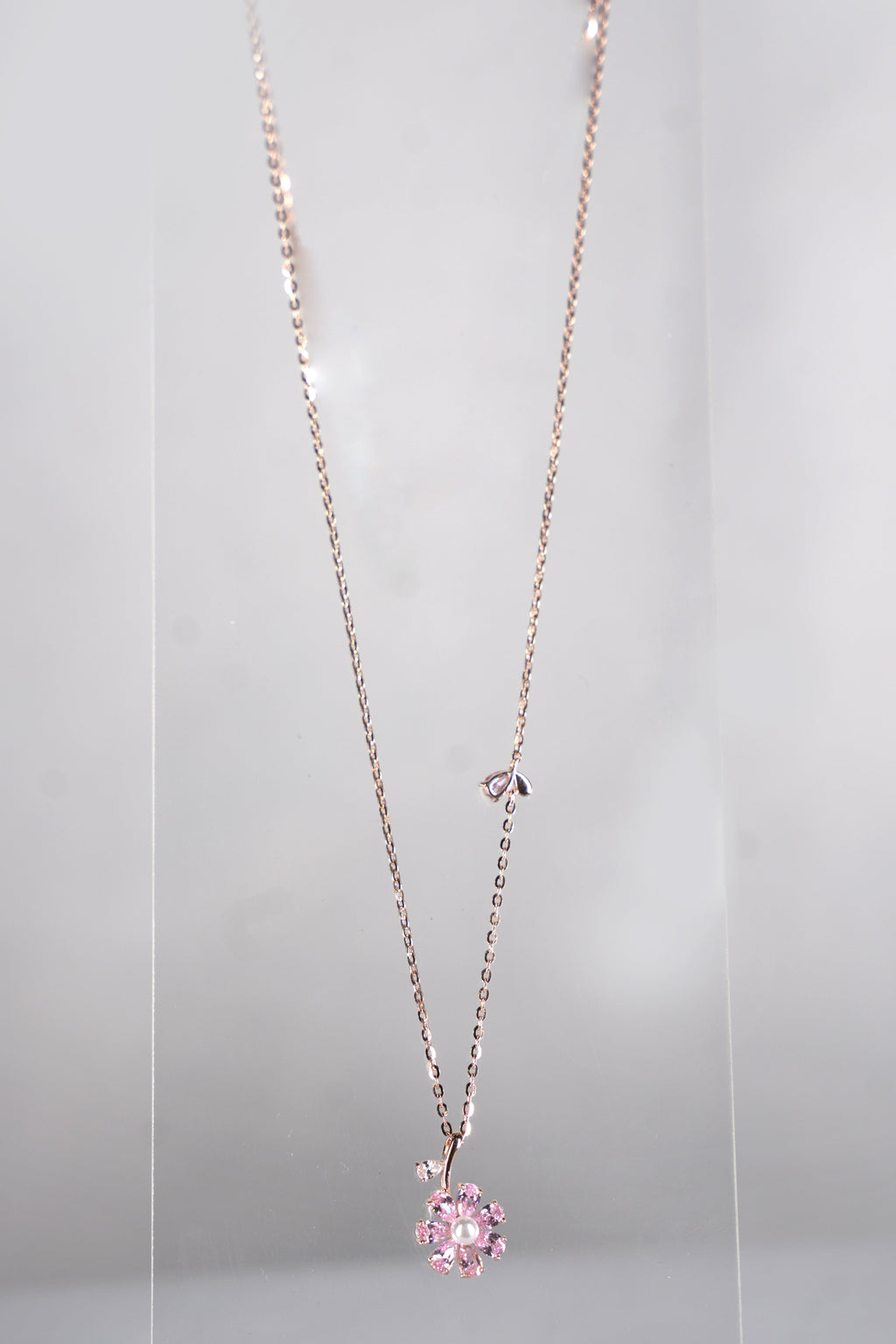 Sakura Flower Pendant Necklace