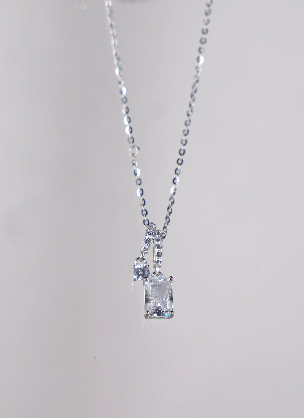 Duo Drop Pendant Necklace